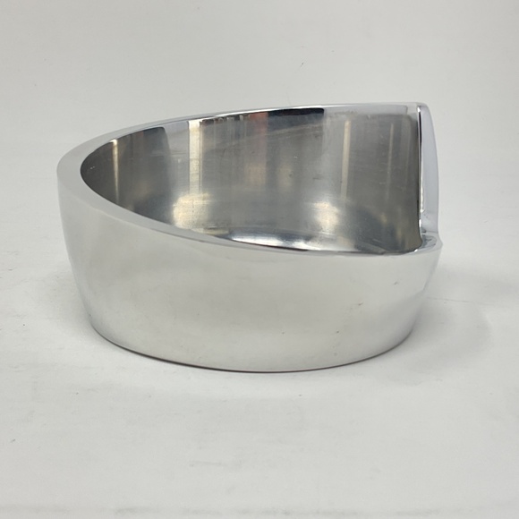 Nambe 6189 Silver Tone Spiral Metal Wine Bottle Coaster - Picture 1 of 7